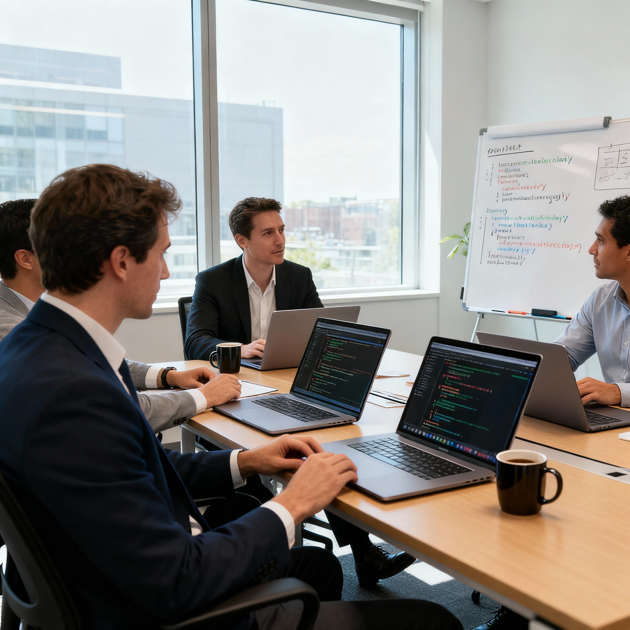 Enterprise software development team collaboration